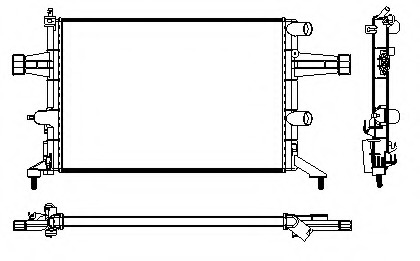 Radiator racire motor