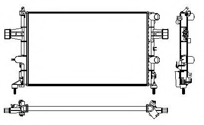 Radiator racire motor