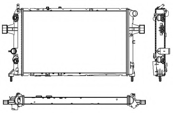 Radiator racire motor