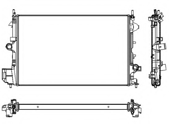 Radiator racire motor