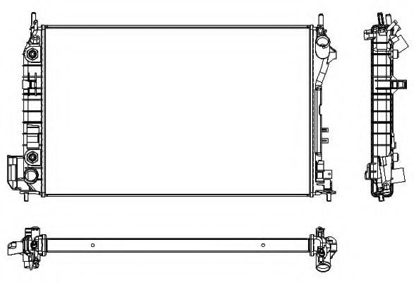 Radiator racire motor