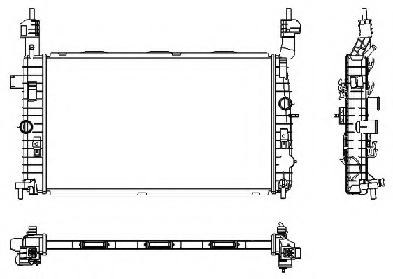 Radiator racire motor