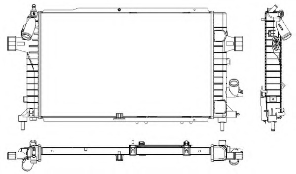 Radiator racire motor