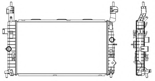 Radiator racire motor