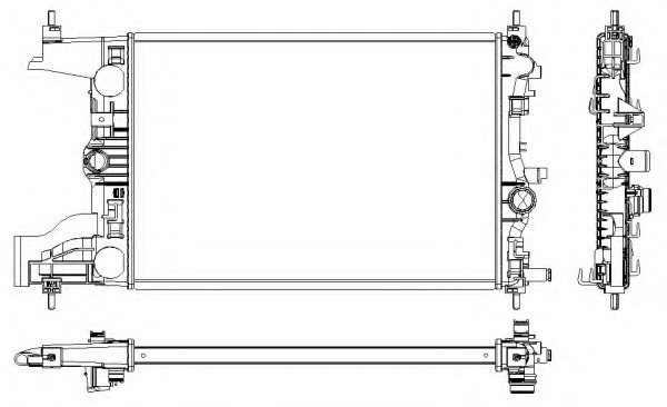 Radiator racire motor