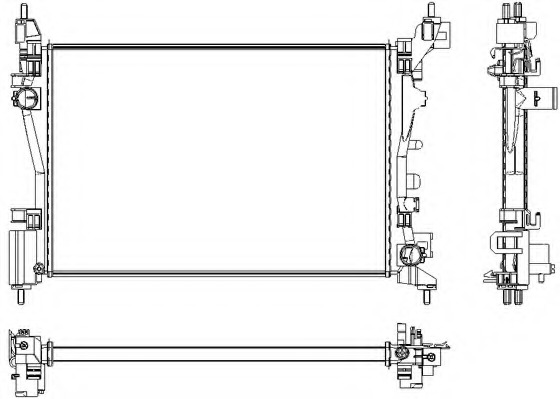 Radiator racire motor