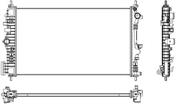 Radiator racire motor