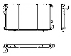 Radiator racire motor