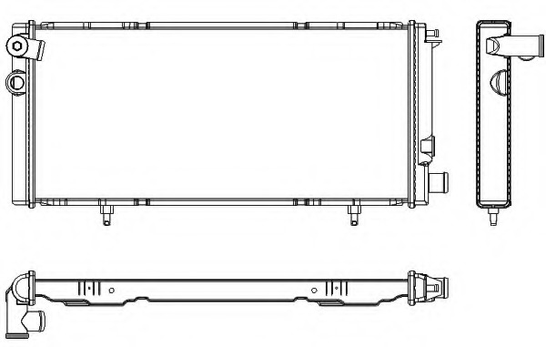 Radiator racire motor