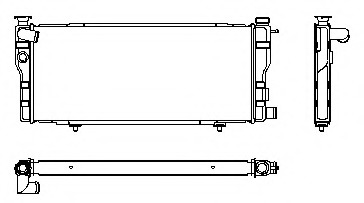 Radiator racire motor