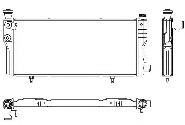 Radiator racire motor