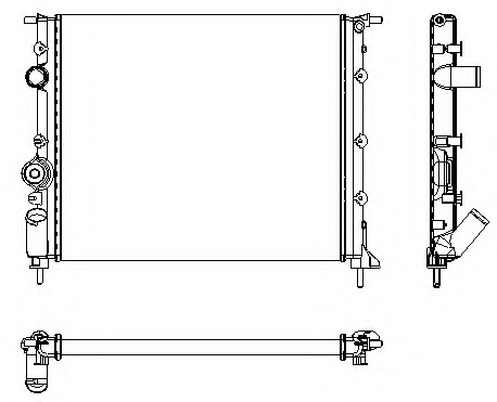 Radiator racire motor