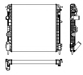 Radiator racire motor