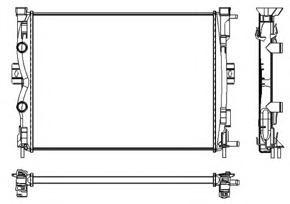 Radiator racire motor