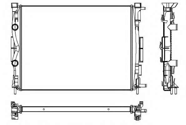 Radiator racire motor