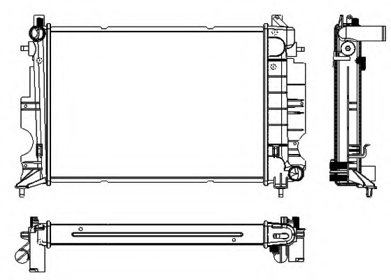 Radiator racire motor