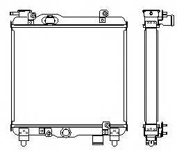 Radiator racire motor