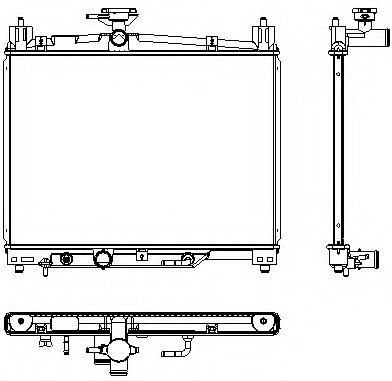 Radiator racire motor