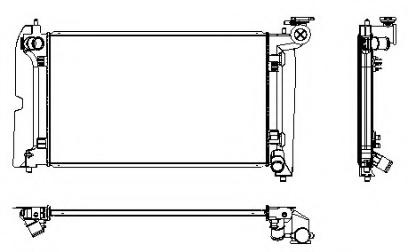 Radiator racire motor