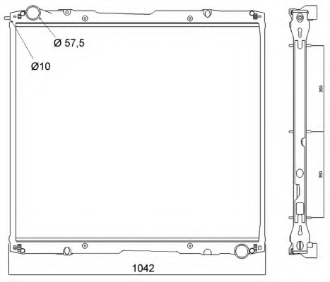 Radiator racire motor