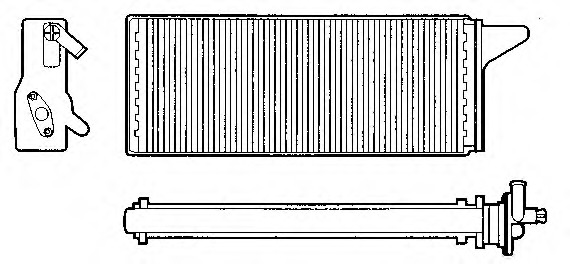 Schimbator caldura incalzire habitaclu