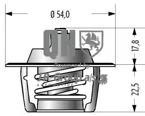 Termostat lichid racire