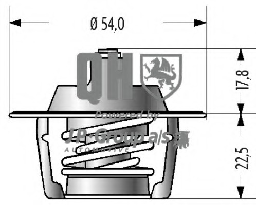 Termostat lichid racire