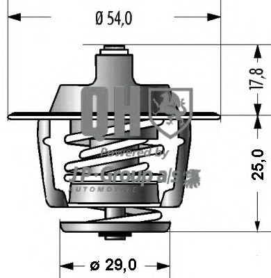 Termostat lichid racire