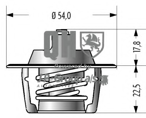 Termostat lichid racire