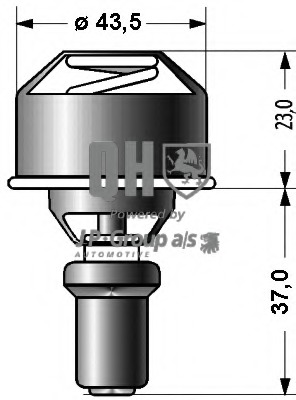 Termostat lichid racire