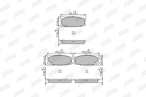 Placute frana