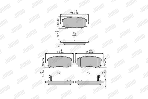 Placute frana