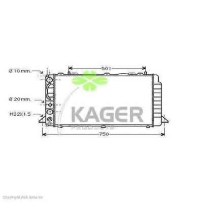 Radiator racire motor