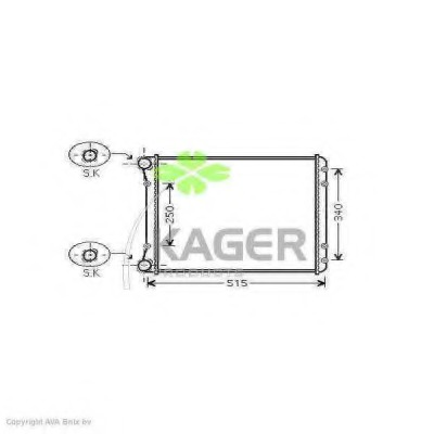 Radiator racire motor