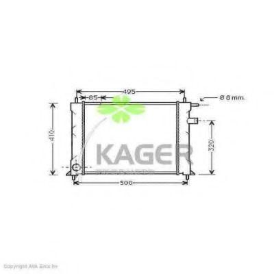 Radiator racire motor