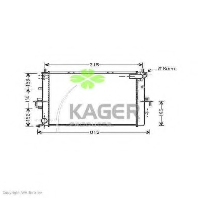 Radiator racire motor