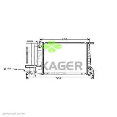 Radiator racire motor