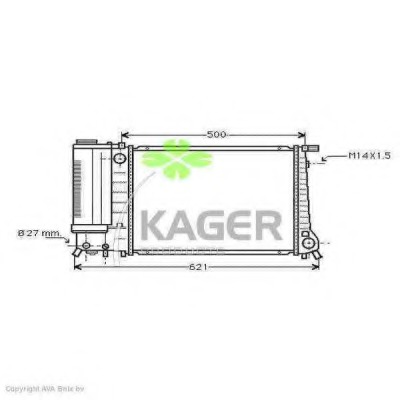 Radiator racire motor