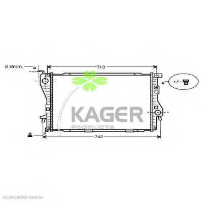 Radiator racire motor