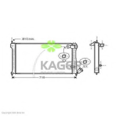 Radiator racire motor