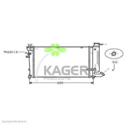 Radiator racire motor