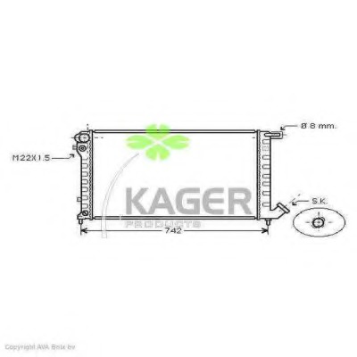 Radiator racire motor