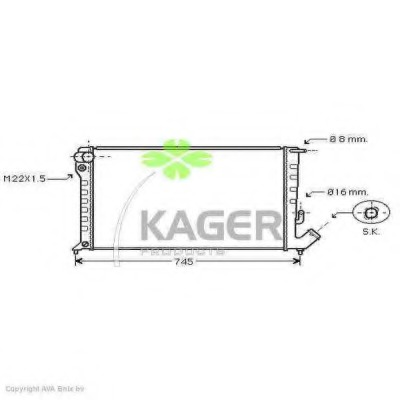 Radiator racire motor