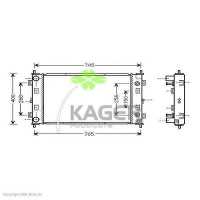 Radiator racire motor