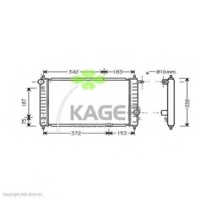 Radiator racire motor