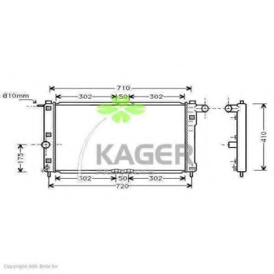 Radiator racire motor