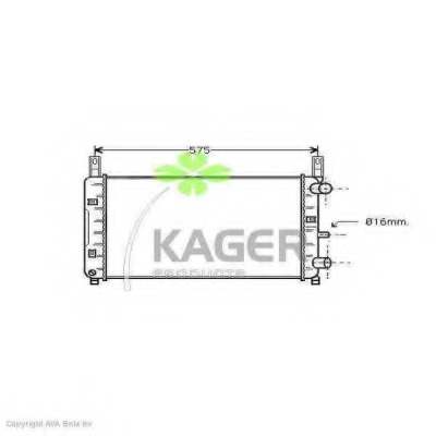 Radiator racire motor