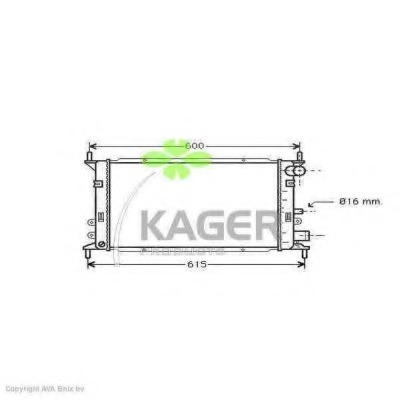 Radiator racire motor