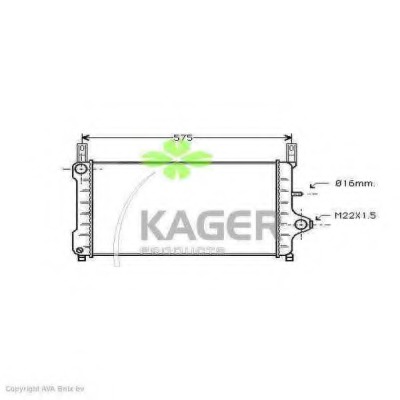 Radiator racire motor