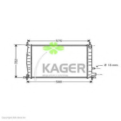 Radiator racire motor